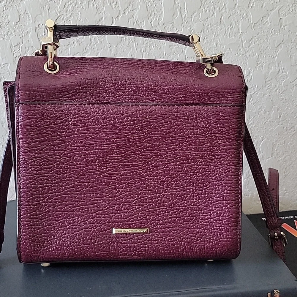 Rebecca Minkoff Paris pochette top handle crossbody handbag - Picture 3 of 8